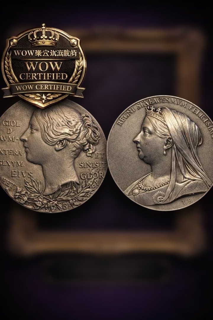 英国 1897年 ダイヤモンド ジュビリー シルバーメダル