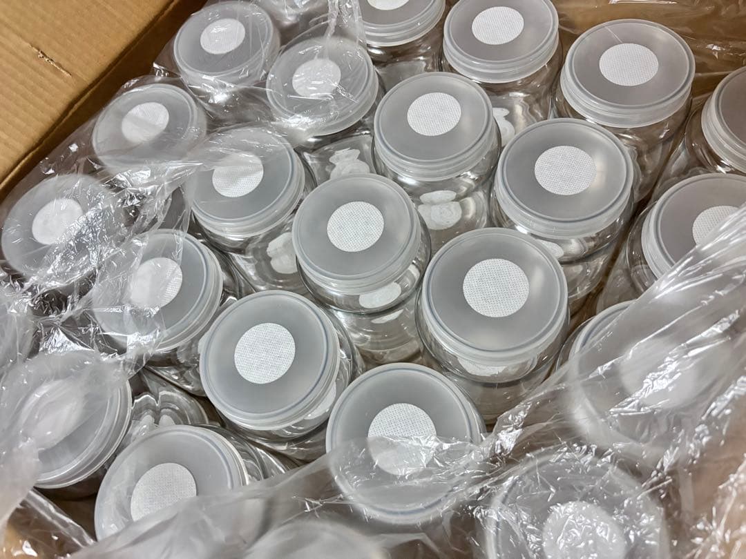 クリアボトル　硬質 800cc 4つ穴　50個