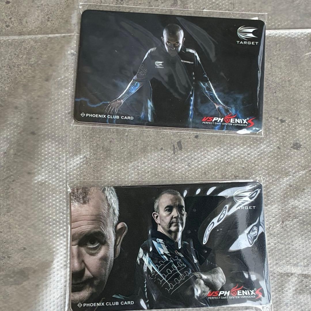 フィルテイラー　2枚組　ダーツカード　フェニックスカード