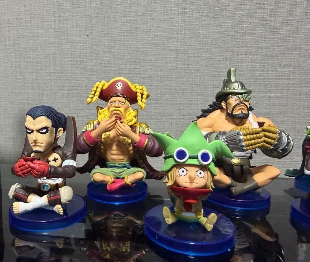 ONE PIECE ワーコレ ドレスローザ 麦わら大船団 子分盃 7体セット