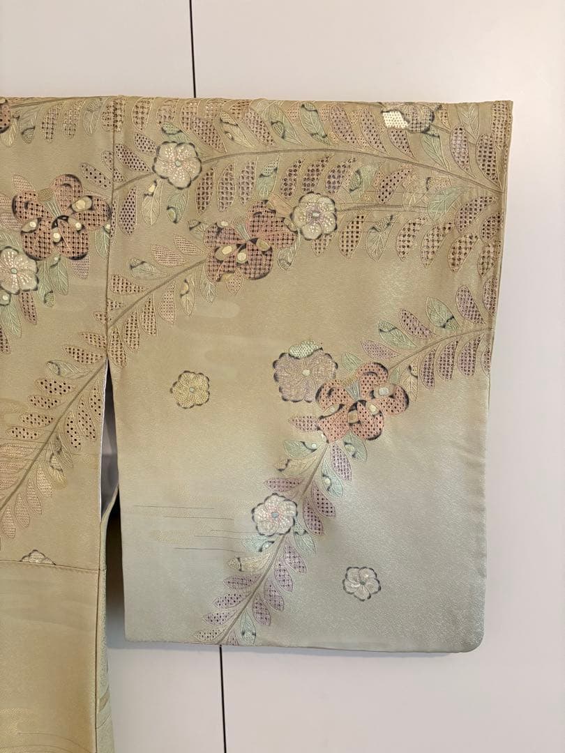 高級着物④訪問着 スワトウ刺繍