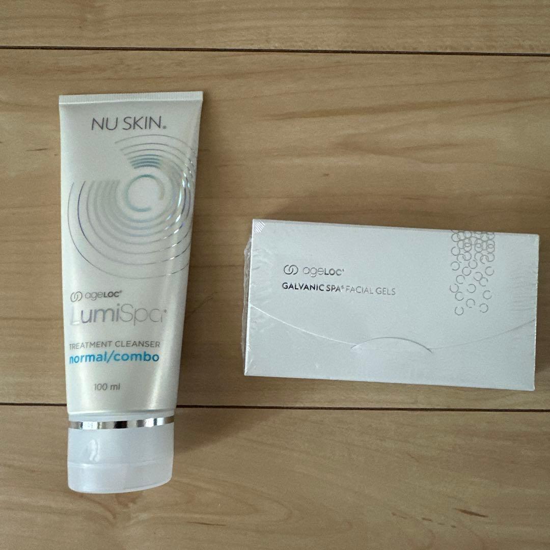NU SKIN ルミスパ洗顔料(ノーマル)、ガルバニックスフェイシャルジェル