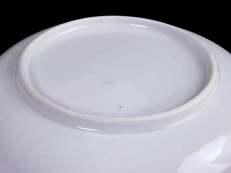 古伊万里　金襴手　竜田川に紅葉の図　５寸皿　C105AS-CZb