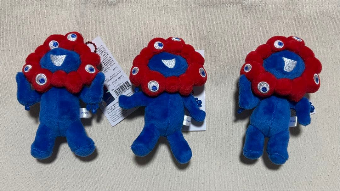 ミャクミャク　ボールチェーンマスコットABC