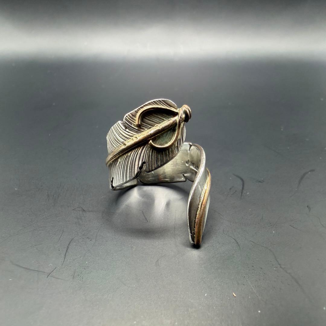 【NAVAJO】J.NELSON フェザー 12KGF リング 14号〜16号