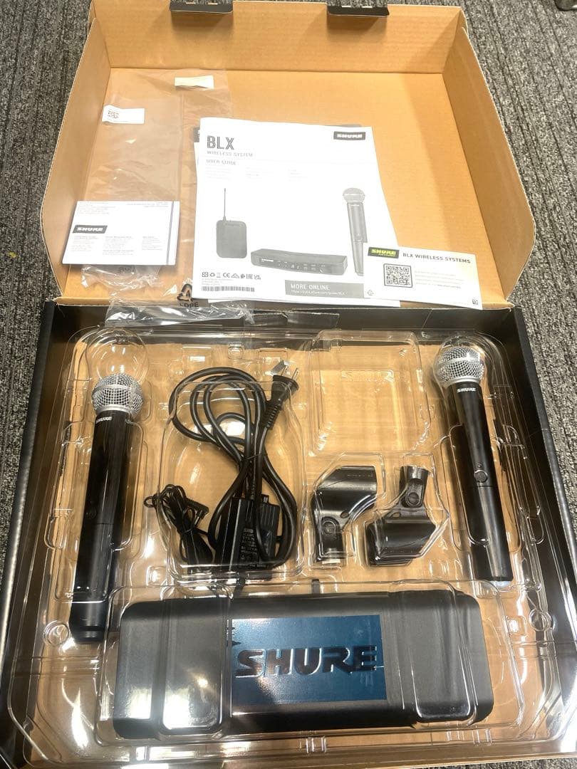 SHURE ワイヤレスマイク　BLX288/SM58 【正規品】