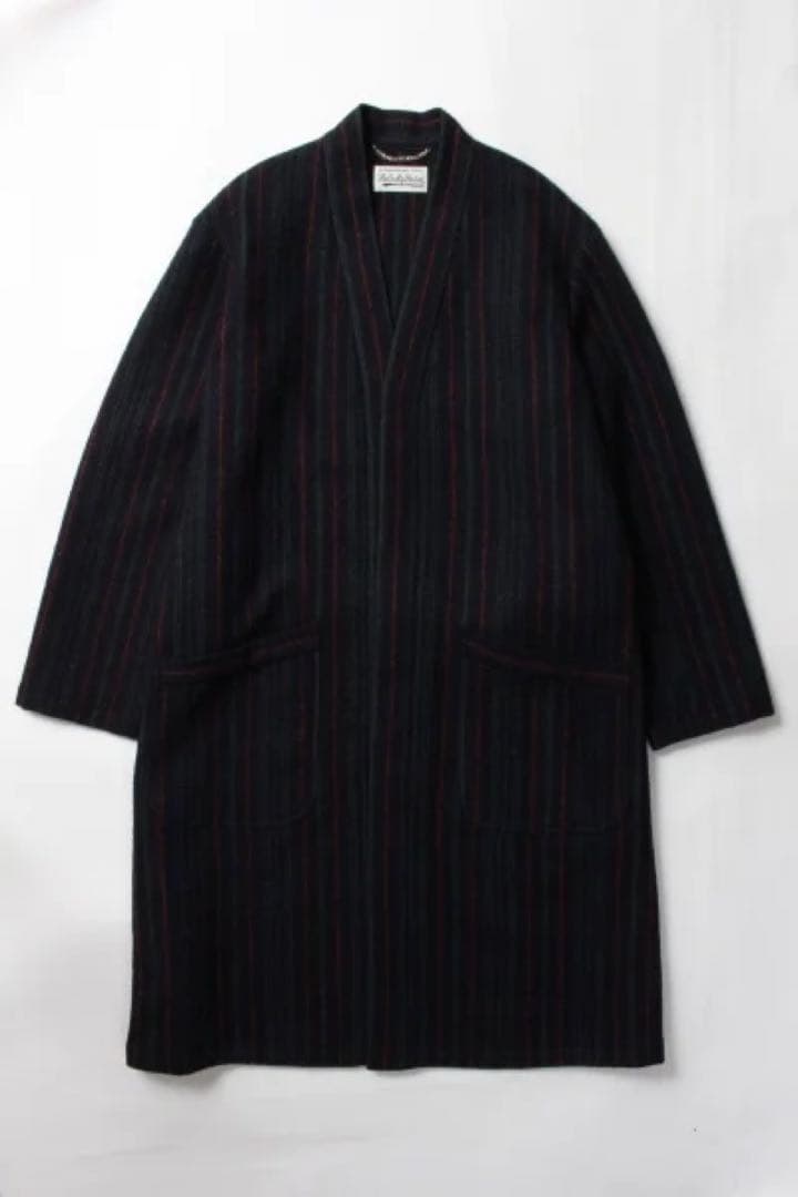 ジャケット・アウター WACKO MARIA MULTI STRIPED GOWN COAT