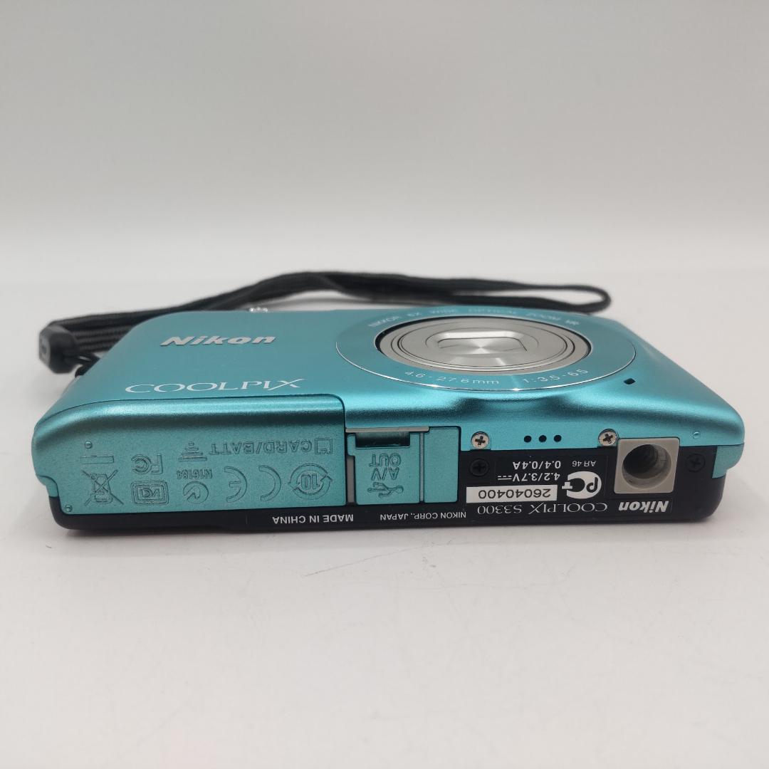 ★美品★ ニコン Nikon COOLPIX S3300 グリーン SDカード付