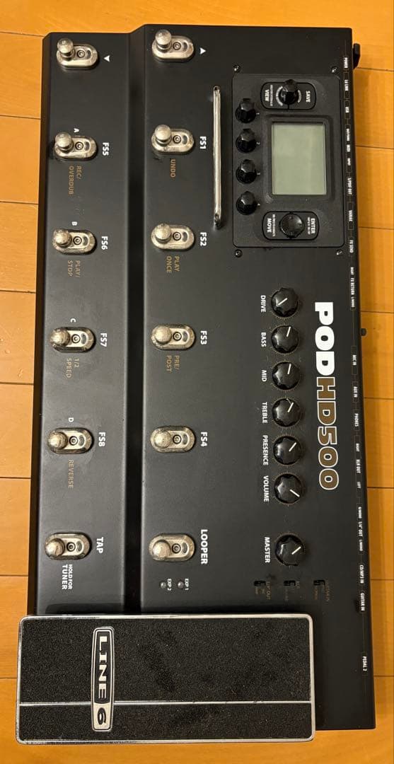 LINE 6 POD HD500 ギターエフェクター　ソフトケース付き