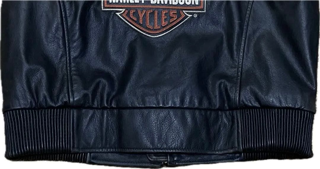 TA様 ハーレーダビッドソン シングル ライダース レザージャケット 両面刺繍