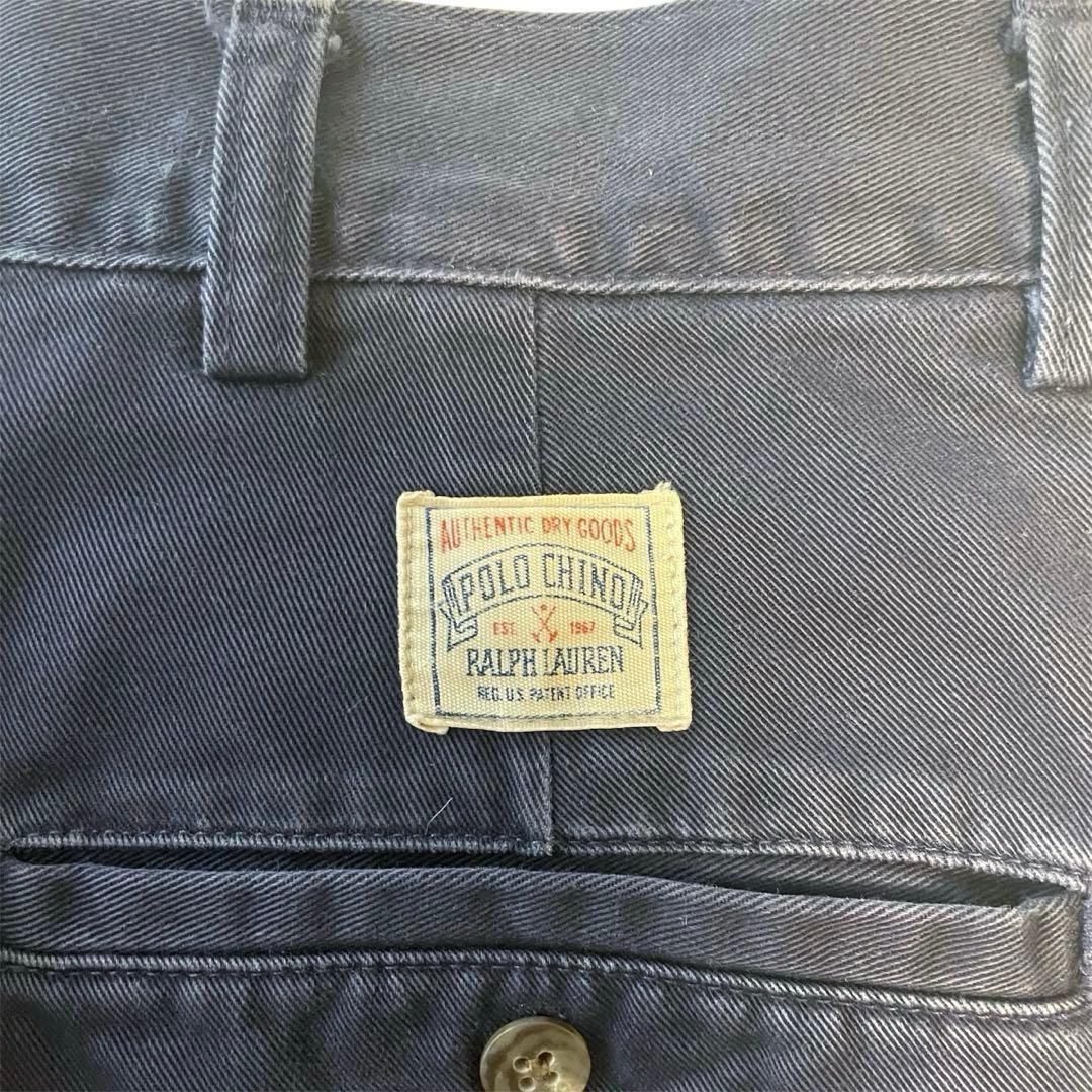 USA製 ポロラルフローレン 初期タグ ポロチノ ネイビー フェード W34