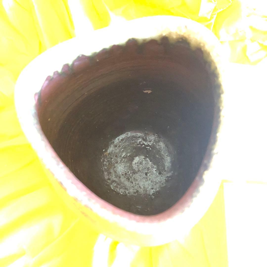 【未使用・共箱付】丹波焼　末晴窯　刻印　共布　陶歴付　陶器　六大古窯　花器　壺