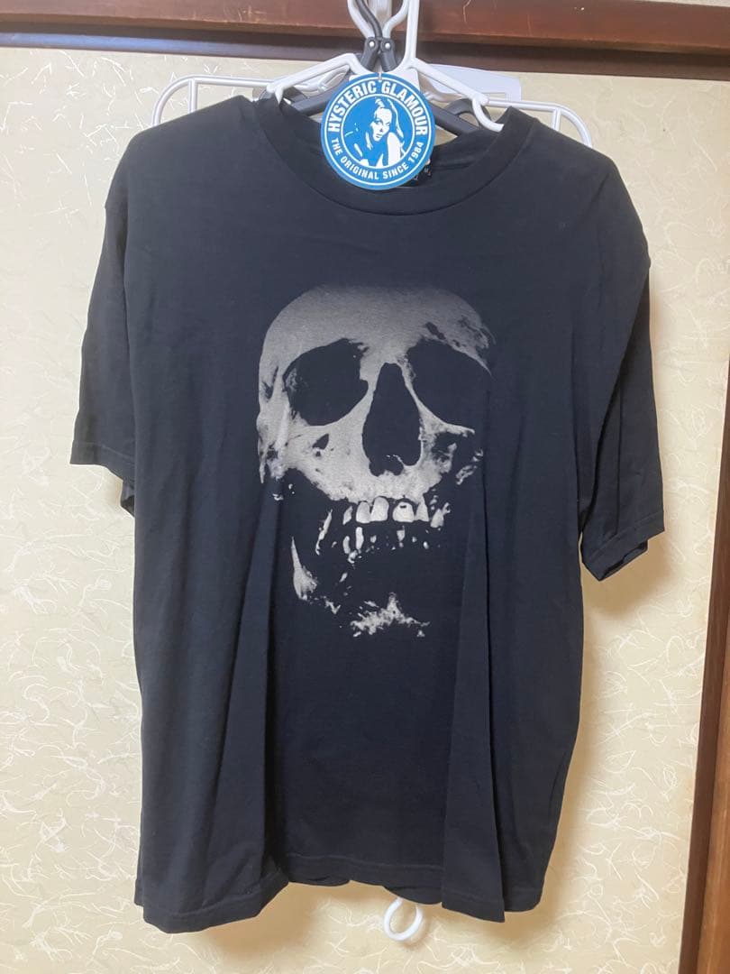 HYSTERIC GLAMOUR スカル Tシャツ M ブラック