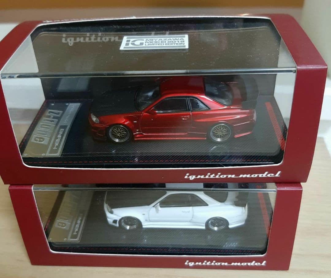 1/64 イグニッションモデル　Zチューン　R34スカイライン2台セット