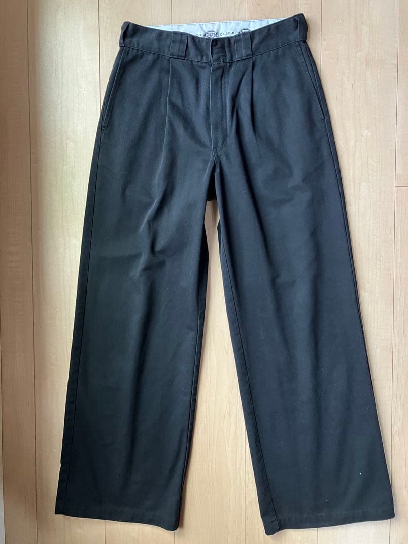 初期 ok.soon × dickies ワイドチノ オクスン ベージュ M