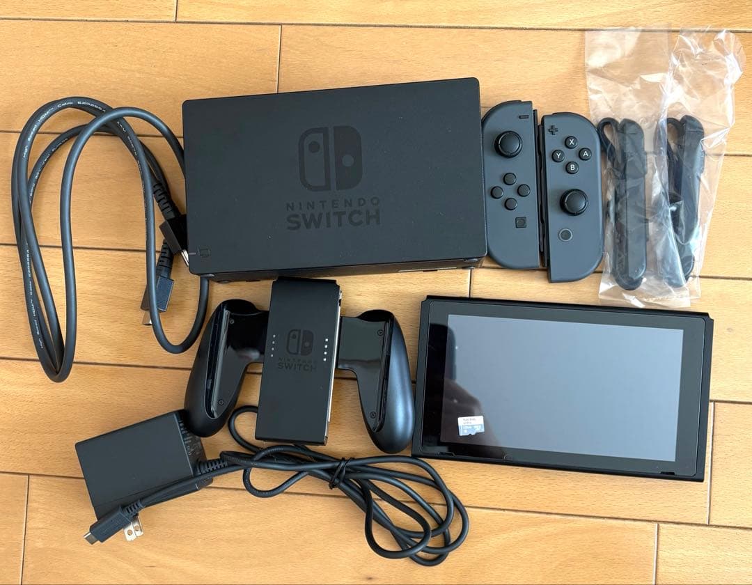 も*ん様 Nintendo Switch グレー microSD付き