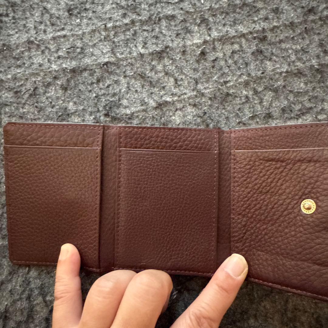 ATAG タイル模様 二つ折り財布 マルチカラー