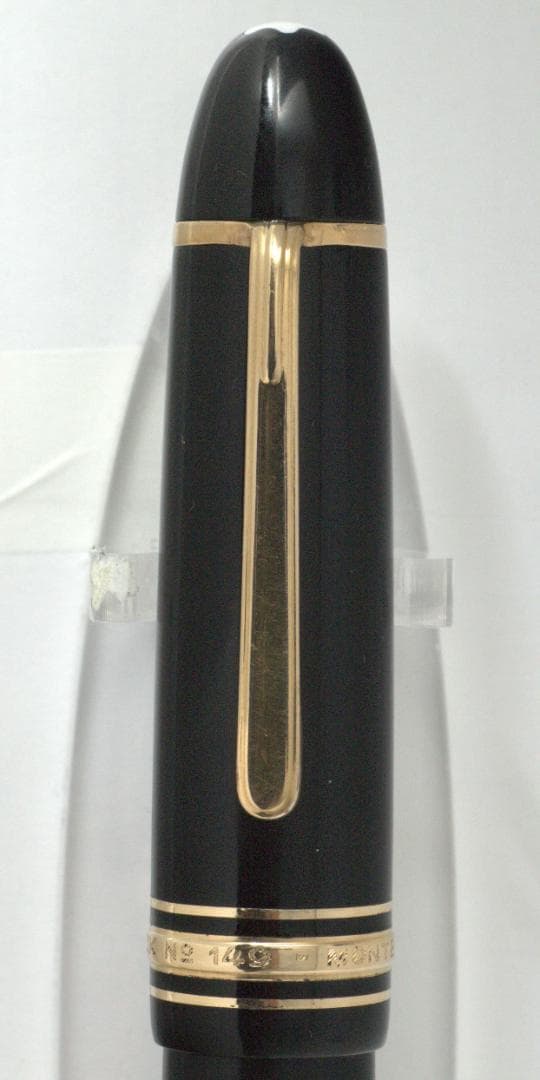 ★美品★　モンブラン　万年筆　149　14C　中白　EF　エボナイト芯　箱インク