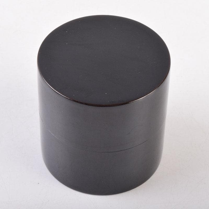 茶道具　黒塗　中次　棗　時代箱　V　8512