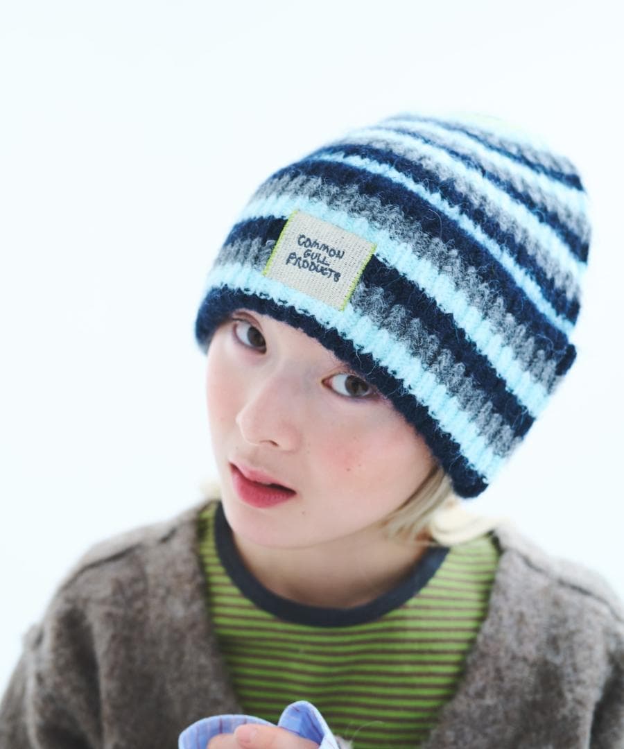 common gull products. 記憶の中のガルニット帽弟子 グレー