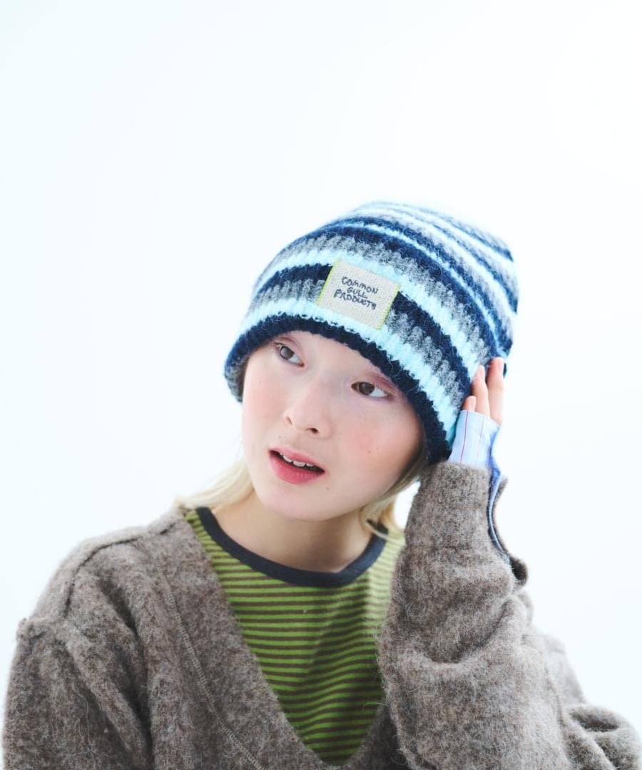 common gull products. 記憶の中のガルニット帽弟子 グレー