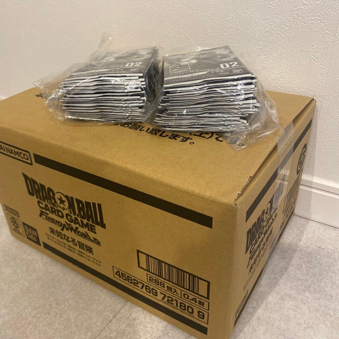 フュージョンワールド 未知なる冒険 未開封カートン プロモ64パック付き