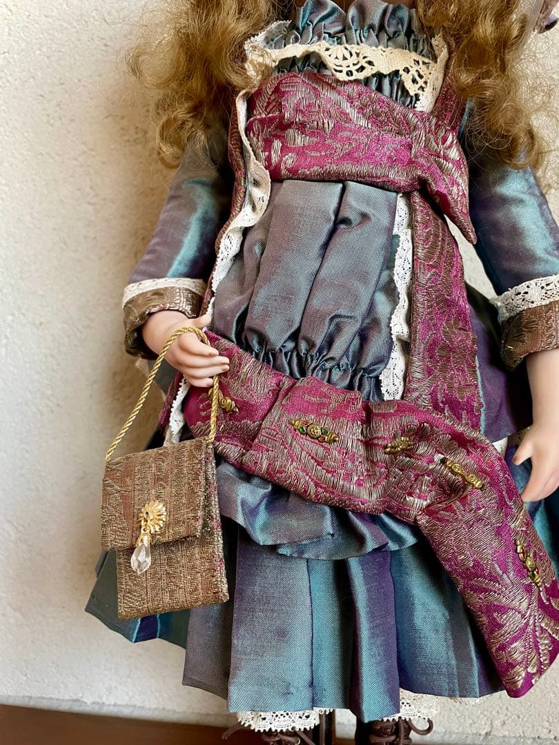 ビスクドール ブリュ リプロ ハンドメイド アンティーク ドレス フランス人形