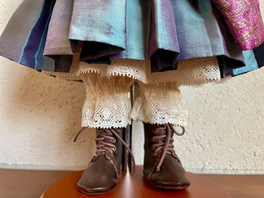 ビスクドール ブリュ リプロ ハンドメイド アンティーク ドレス フランス人形