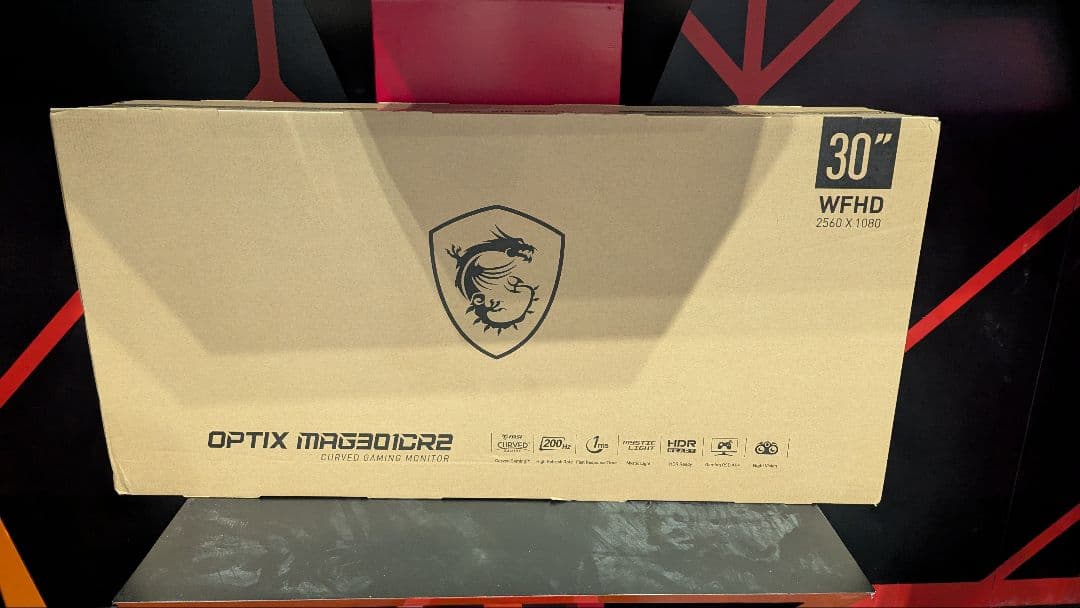 MSI ゲーミングモニター 30* 200Hz!★ほぼ新品★ MAG301CR2