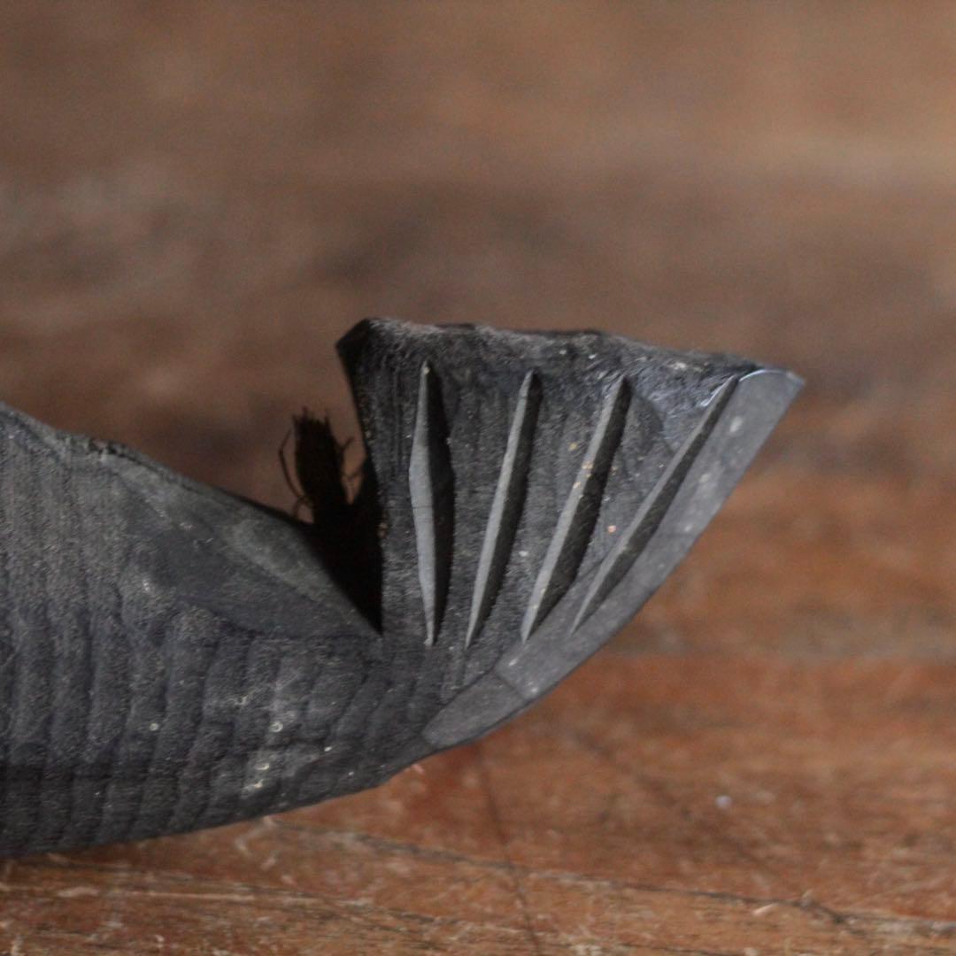 古い 自在鉤 横木 鯉 古道具 アンティーク オブジェ