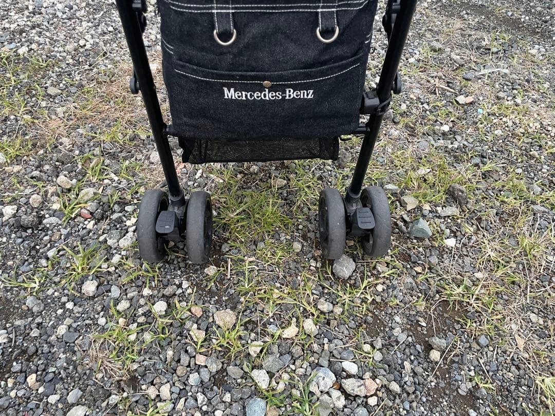 Mercedes-Benz ペットカート 黒 デニム風