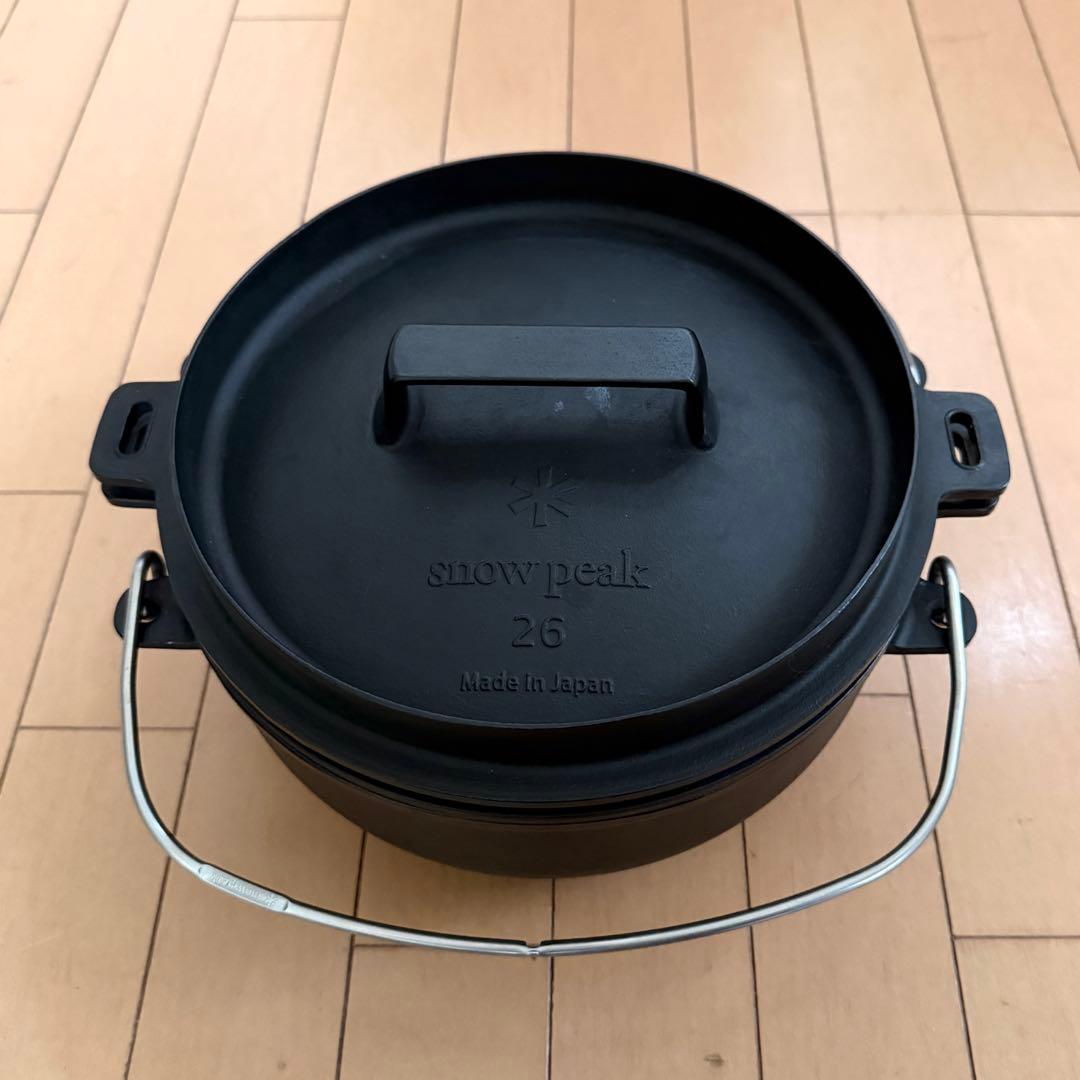 美品  peak 和鉄ダッチオーブン 26 スキレット スノーピーク
