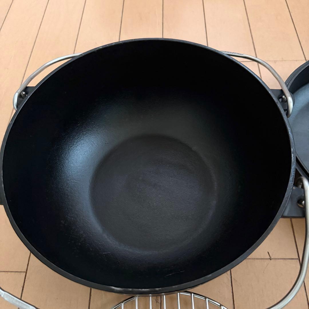 美品  peak 和鉄ダッチオーブン 26 スキレット スノーピーク