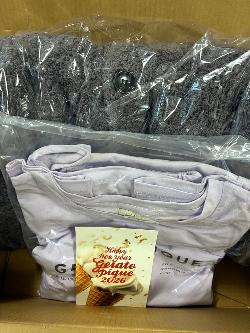 ジェラートピケ福袋2026年HAPPY BOX B 5点セット抜き取りなし