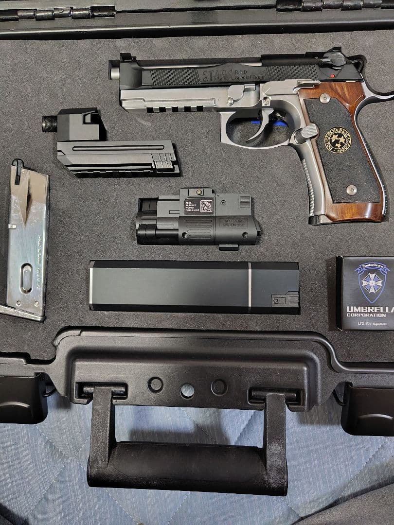 あ*ば様 サムライエッジ アルバートモデル ガスガン 専用ハードケース付き