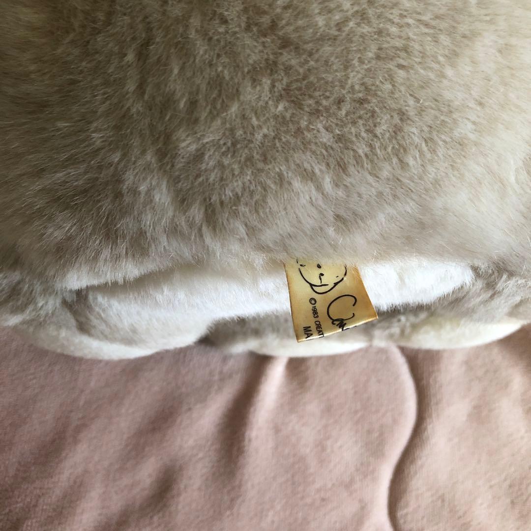 昭和レトロ　ヴィンテージ うめ吉　お座りポーズ　ぬいぐるみ　4コセット 中古品