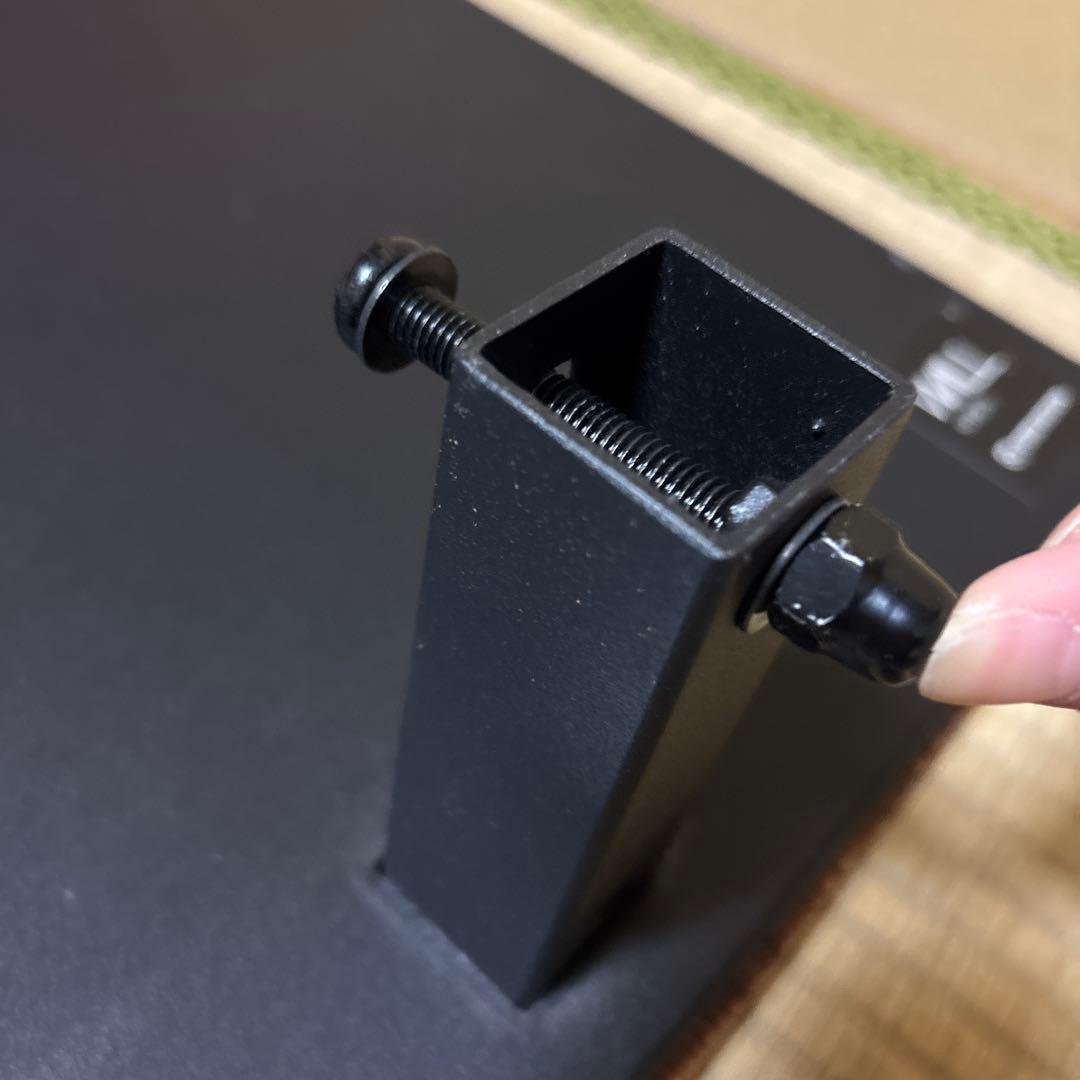 EQUALS テレビスタンド WALL V2 ブラック×ブラウン