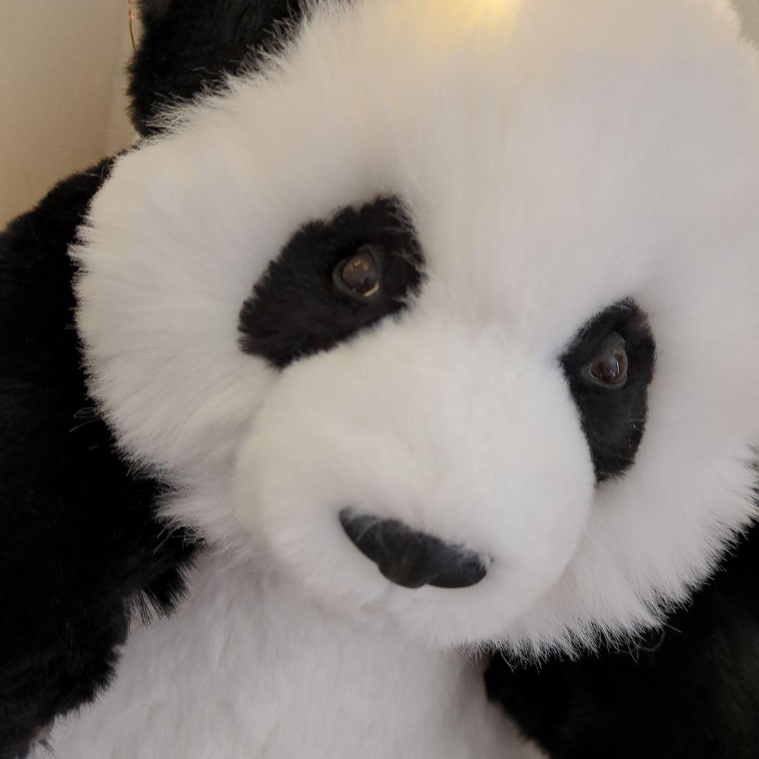 中国 パンダ リアル ぬいぐるみ フワフワ 新品 動物園 赤ちゃん アートドール