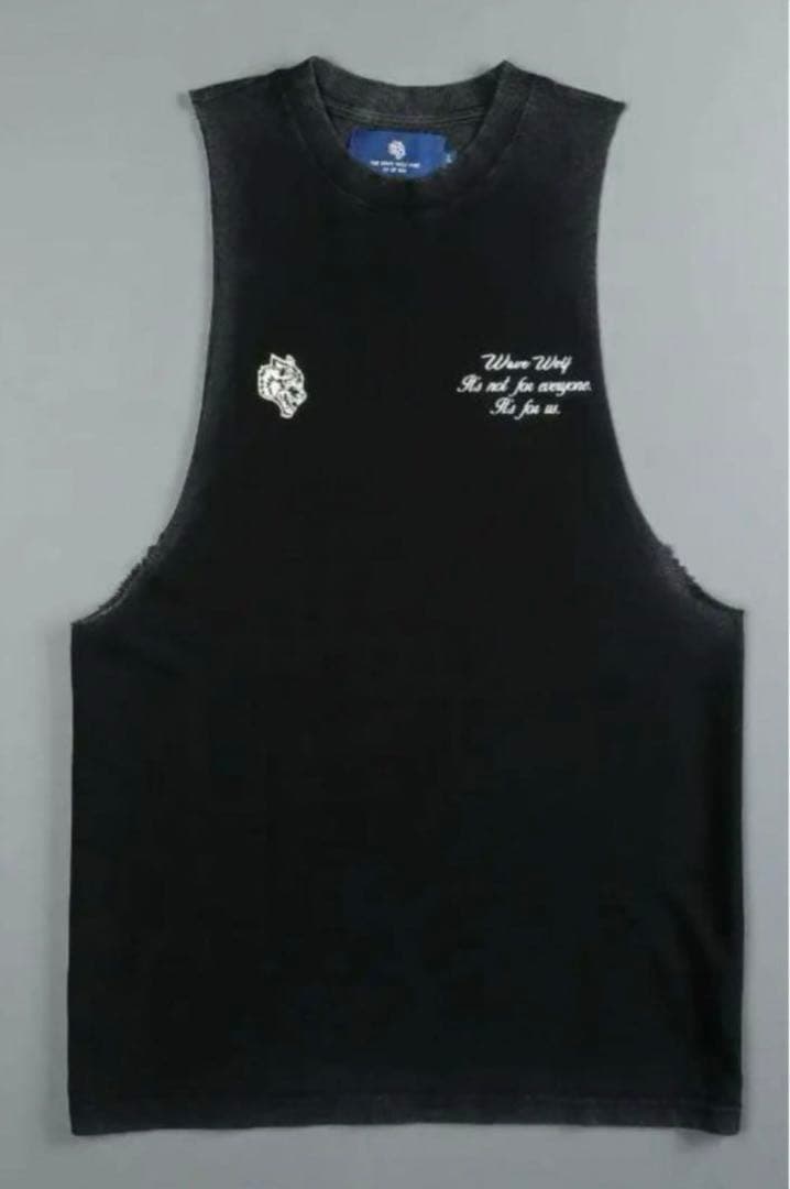 5591 超レア　ダルクスポーツdarc sport 波　タンクトップ　S 黒