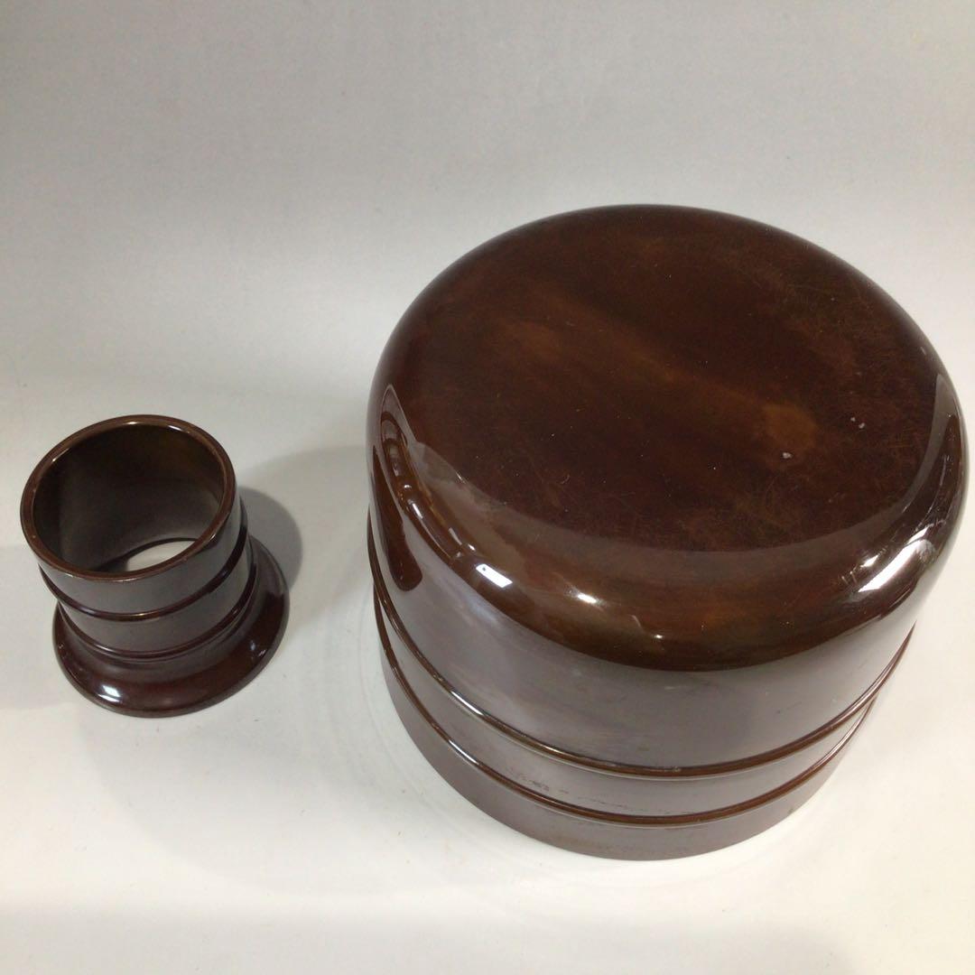 Ｐ５１　皆具　『金森紹栄造』『唐銅皆具』『水指　建水　蓋置　杓立』　共箱　茶道具