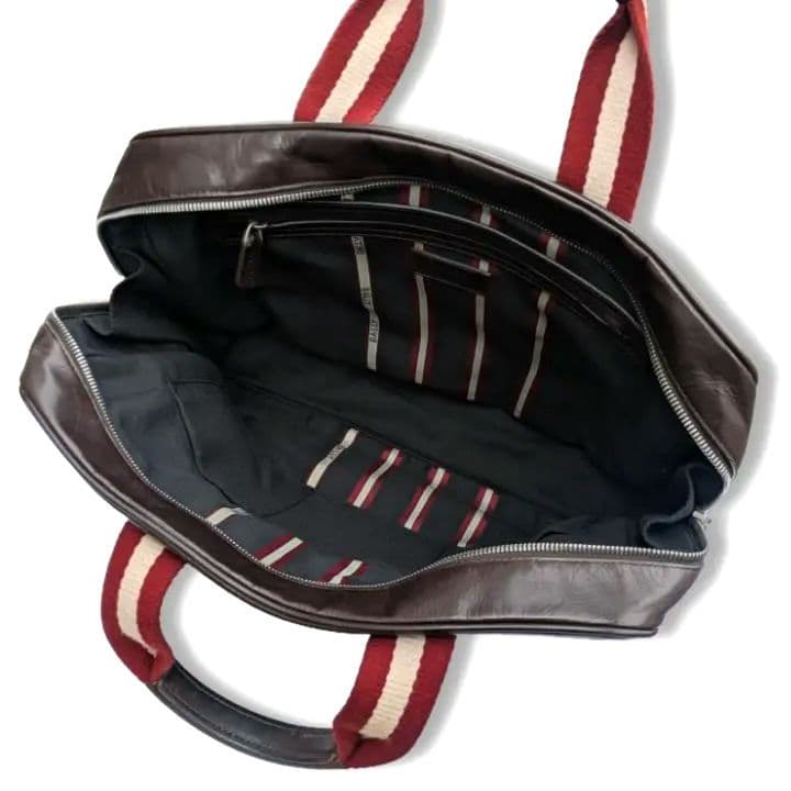 BALLY バリー ビジネスバッグ ブラウン レザー トレインスポッティング