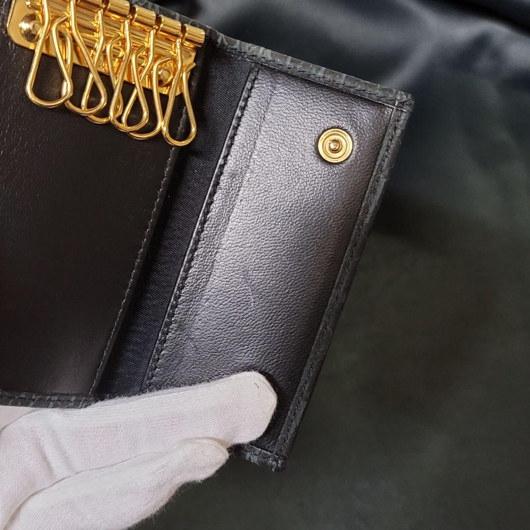 クリスチャンディオール キーケース モノグラム 焼けあり 保証書付き