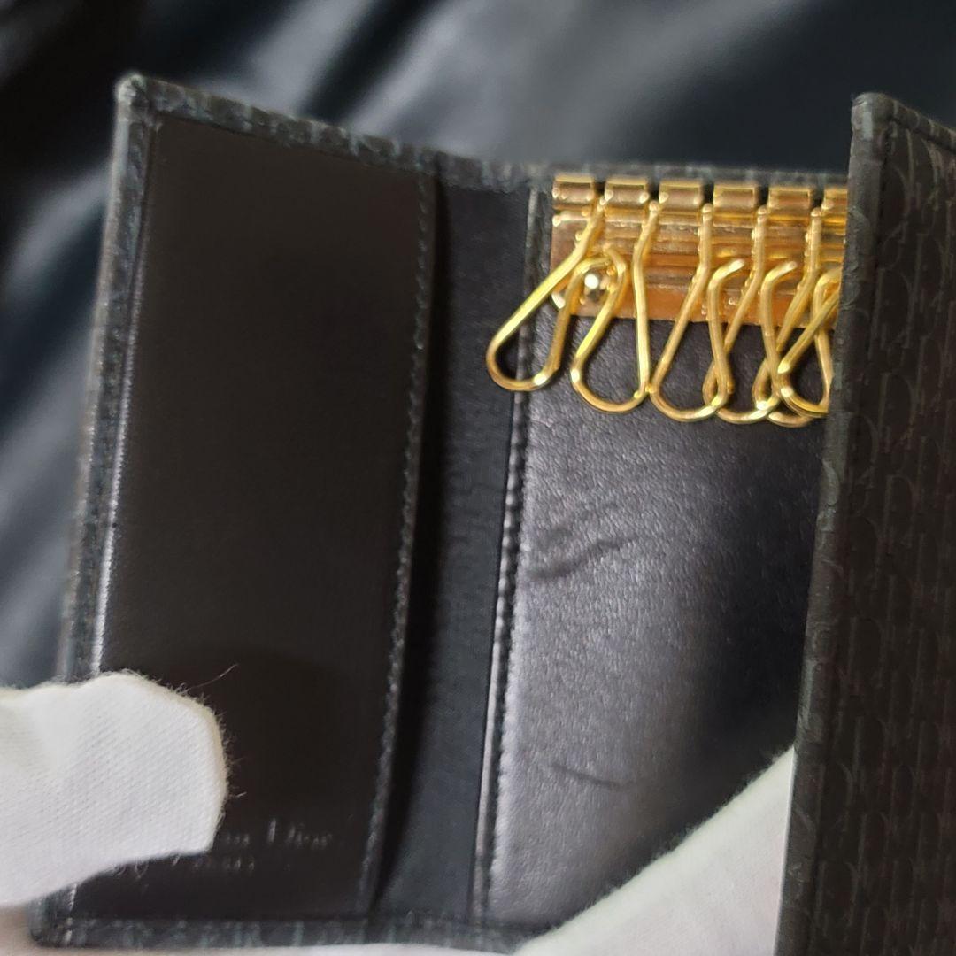 クリスチャンディオール キーケース モノグラム 焼けあり 保証書付き