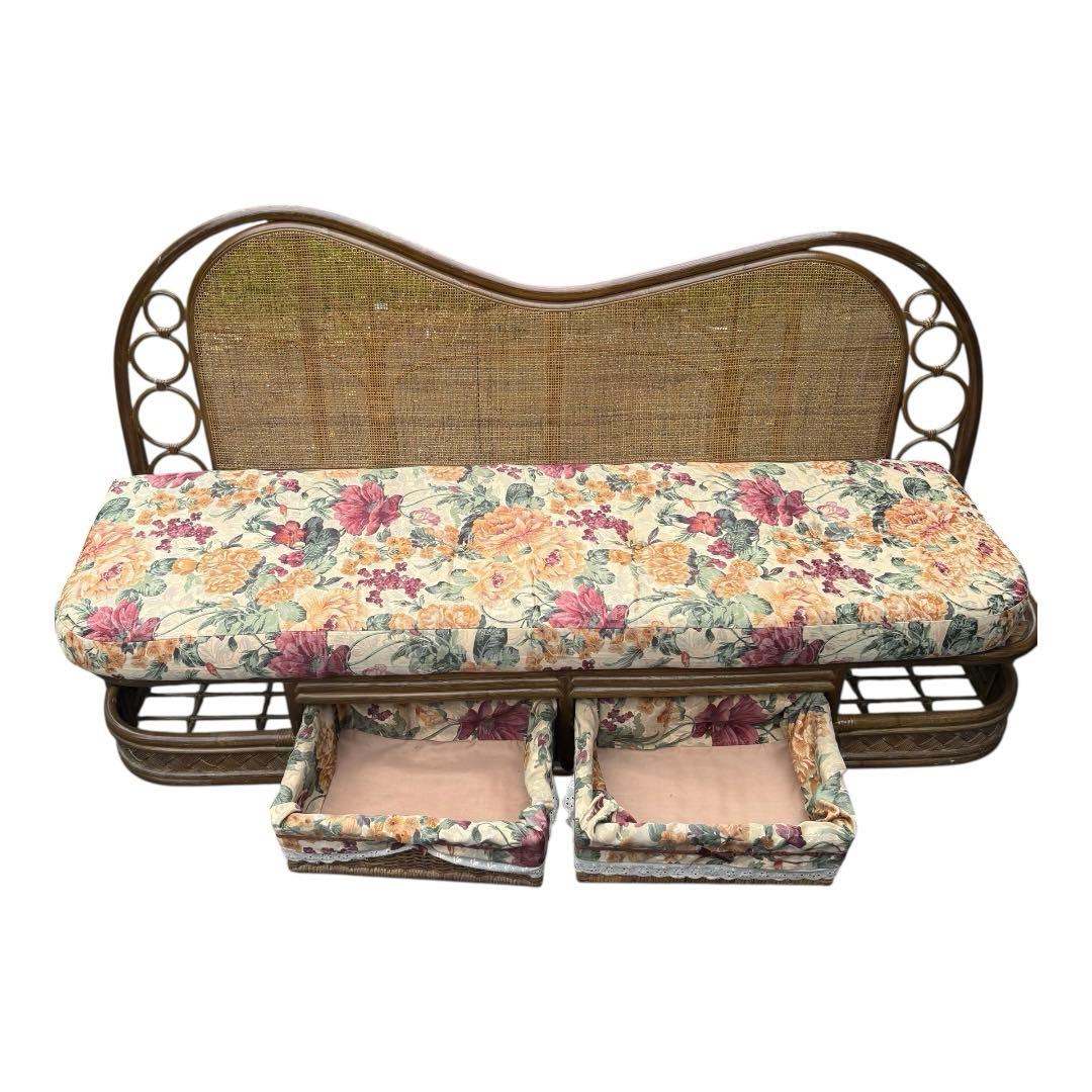 籐カウチソファ ラタンチェア 籐椅子 アジアンテイスト