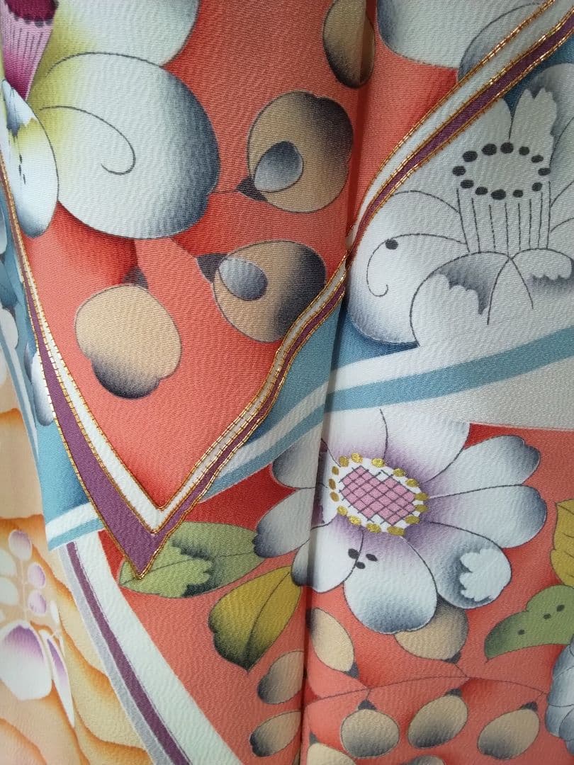 【新春】振袖フルセット、上質正絹振袖成人式、重ね衿、帯揚げ帯締め、西陣袋帯、襦袢