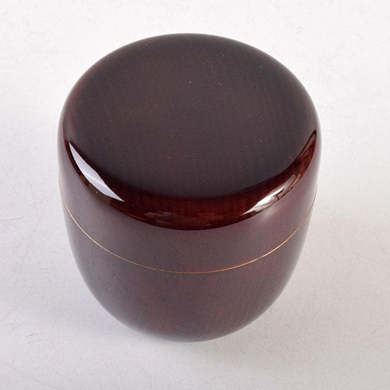 次吉。　茶道具　中村宗悦作　即中斎好　神路山　大棗　共布共箱　V　8316