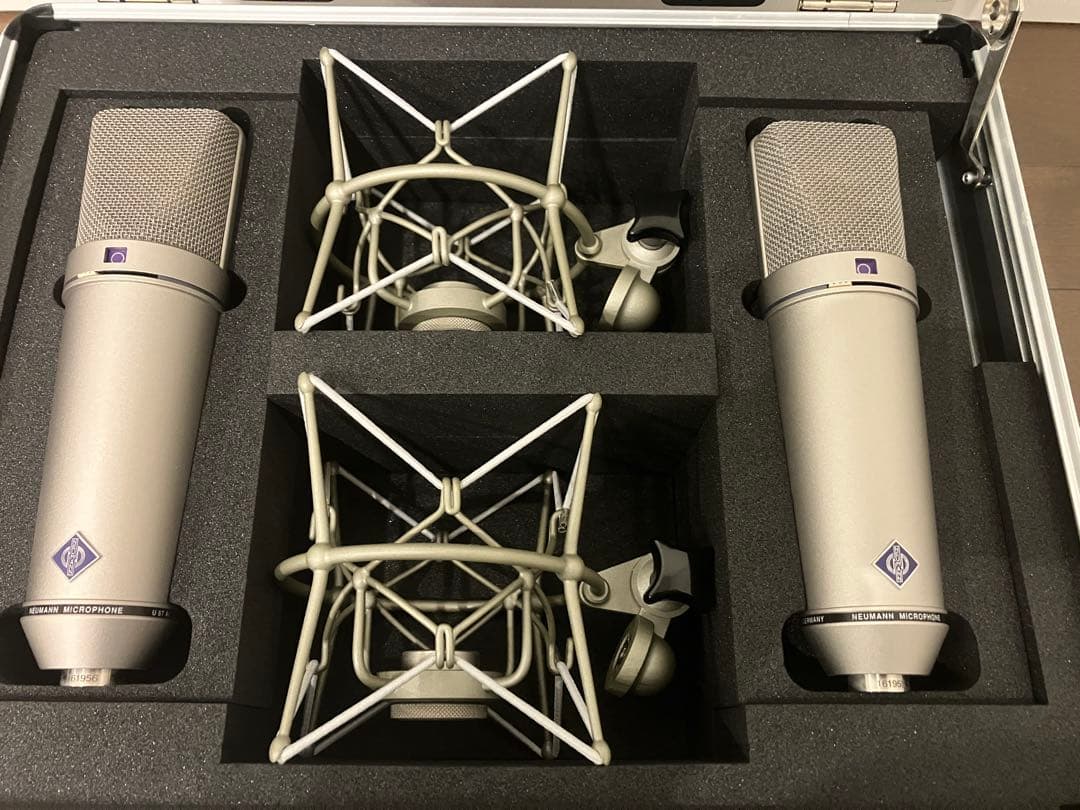 Neumann U87 Ai ステレオペア 美品 ショックマウント付