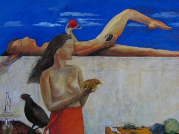 大津英敏、海からの便り、希少な画集より、新品高級額・額装付