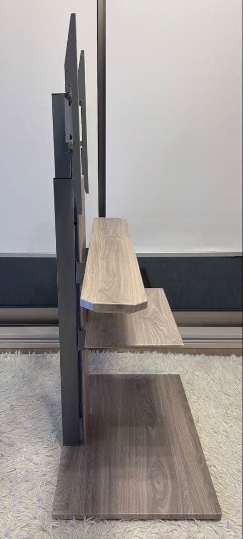 テレビスタンド 32〜77型対応 2段棚付き 新品未使用