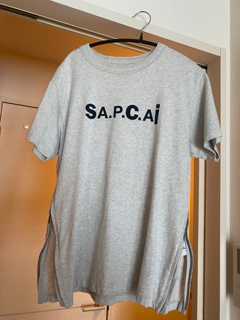 A.P.C.×sacai グレー コラボT XS 美品